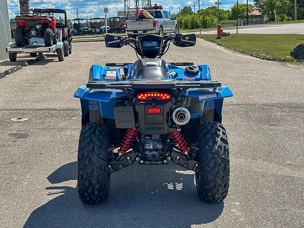 2026 Suzuki King Quad 500 Xpz - Armoured Blue Grey, Mag Wheels alt