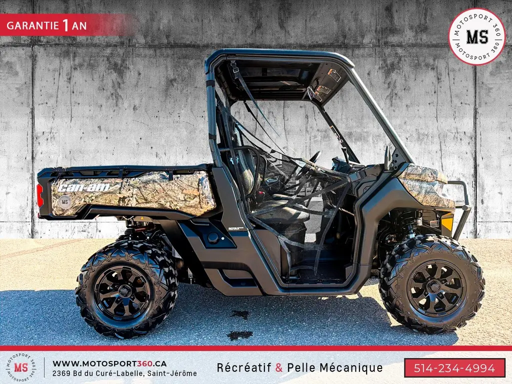 2023 Can-Am DEFENDER HD9 XT CAMO TRÈS PROPRE !