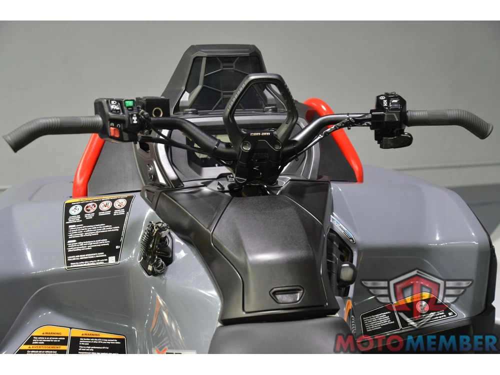 2025 Can-am Outlander X Mr 1000r Granite Grey & Legion Red alt