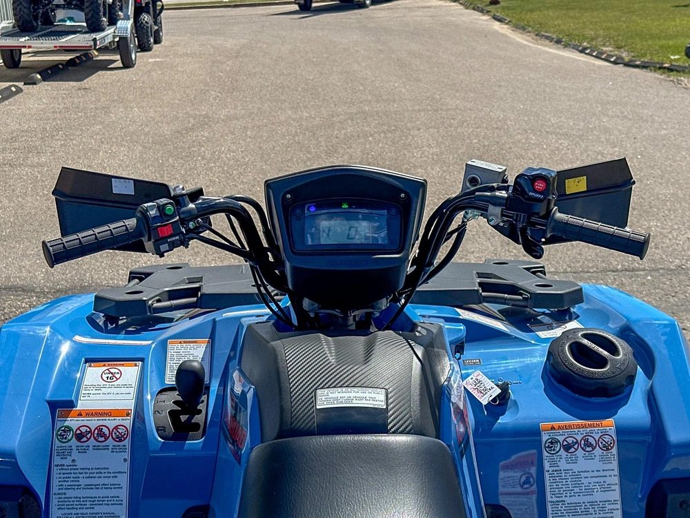 2026 Suzuki King Quad 500 Xpz - Armoured Blue Grey, Mag Wheels alt