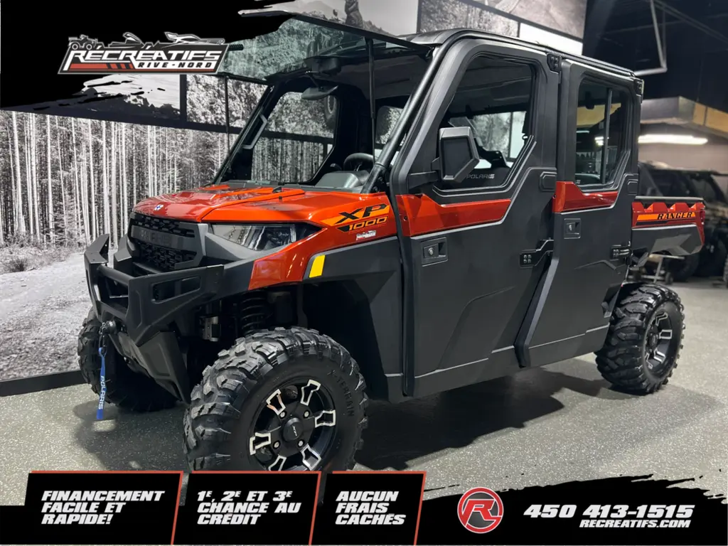 Polaris RANGER CREW XP 1000 NORTHSTAR PREMIUM 2026 - **6 PLACES CHAUFFÉ ET CLIMATISÉ!!**