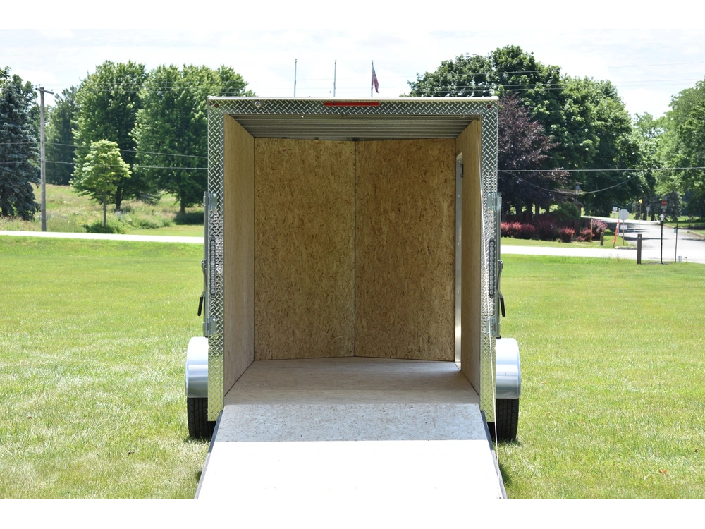 2026 Rhino Galvanized Enclosed 6' X 12' Sa Ramp alt