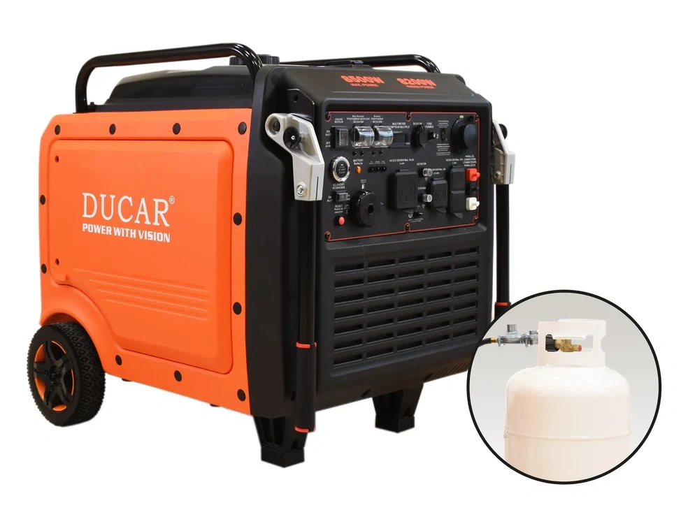 Ducar Duedlg8600ir Dual Fuel: Propane Et Essence 2026 alt