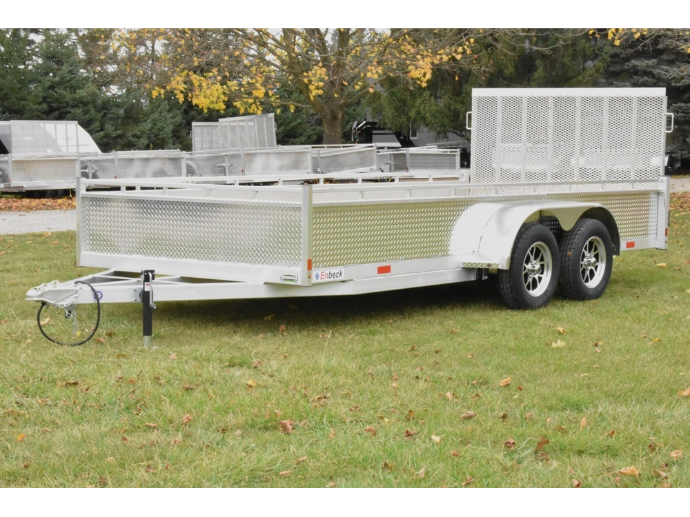 2026 Enbeck Aluminum Utility 7' X 16' Ta alt