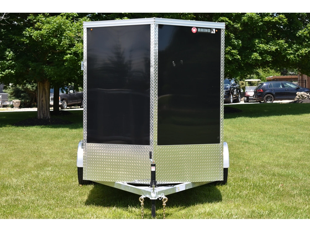 2026 Rhino Galvanized Enclosed 6' X 12' Sa Ramp alt