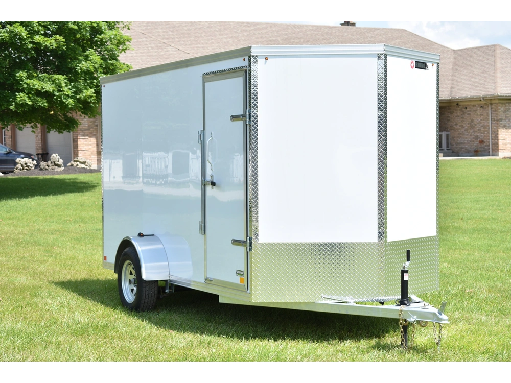 2026 Rhino Galvanized Enclosed 6' X 12' Sa Ramp alt