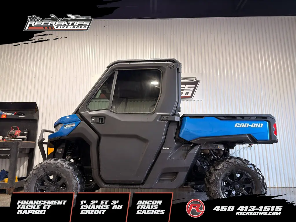 Can-Am DEFENDER HD10 LIMITED CAB **CABINE CHAUFFÉE ET CLIMATISÉ!!** 2022