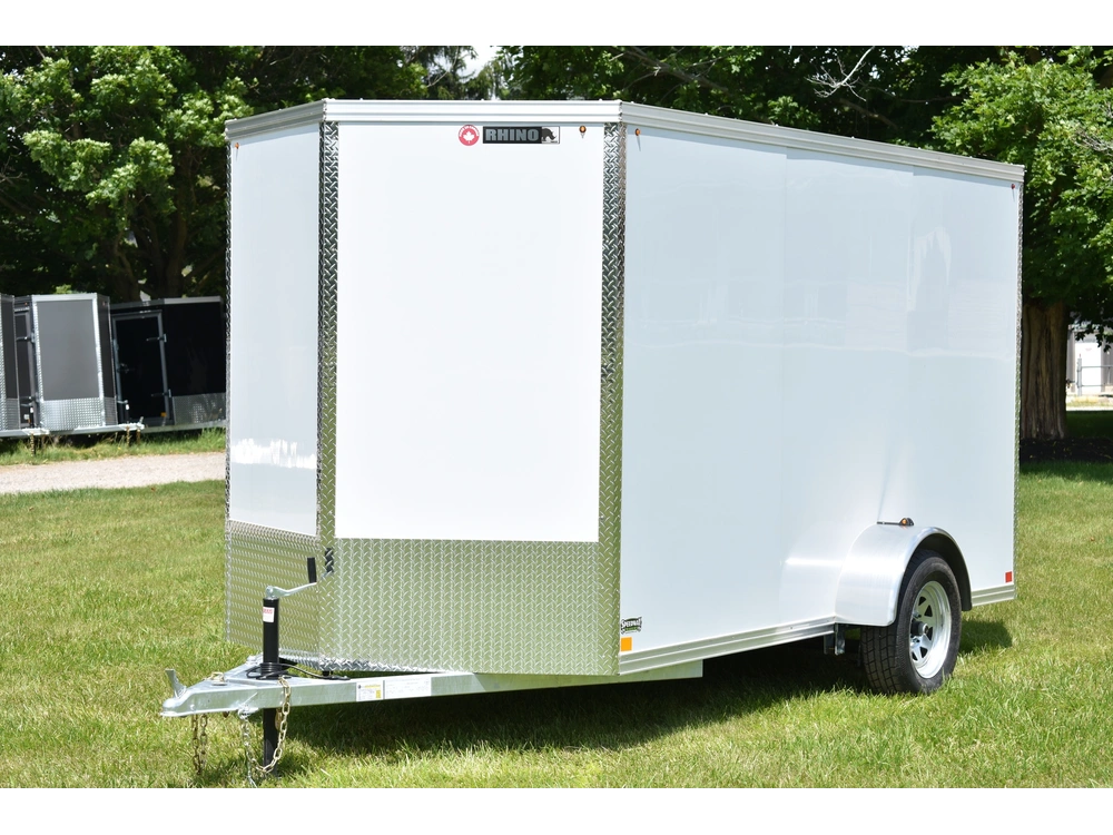 2026 Rhino Galvanized Enclosed 6' X 12' Sa Ramp alt