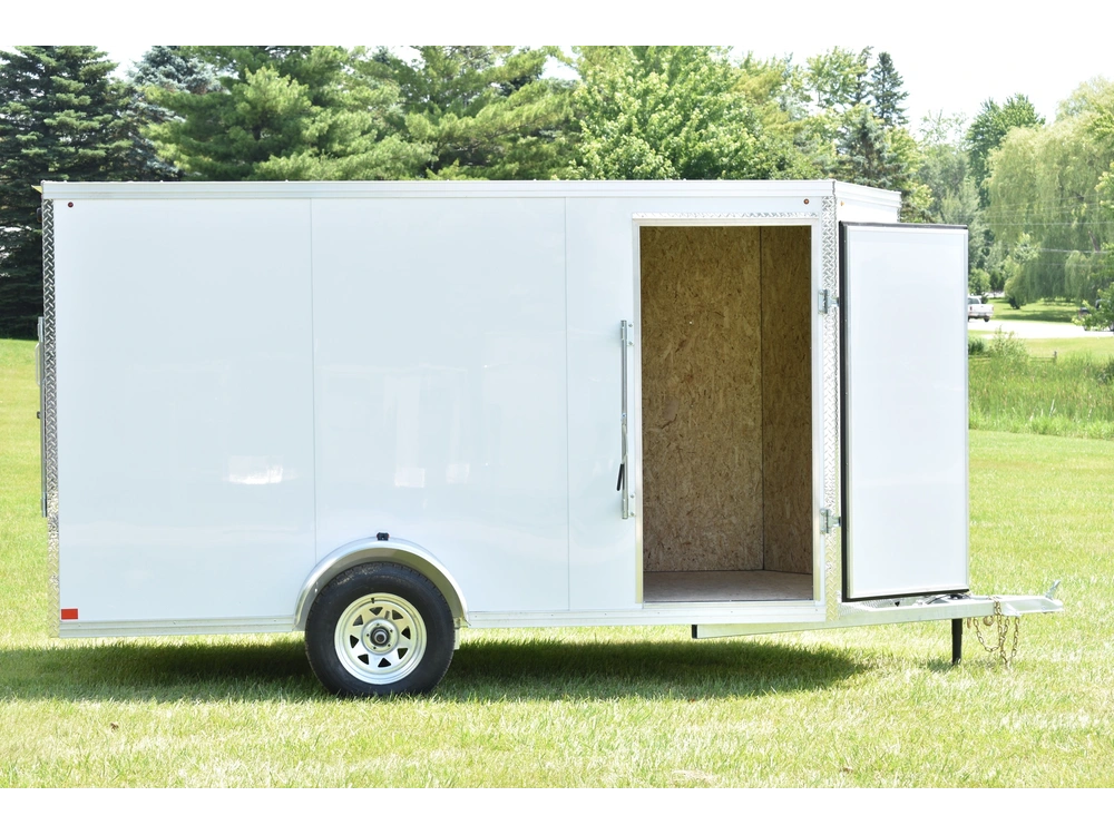2026 Rhino Galvanized Enclosed 6' X 12' Sa Ramp alt