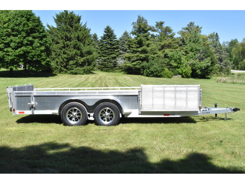 2026 Enbeck Side Loader Aluminum Utility 7' X 16' Ta alt