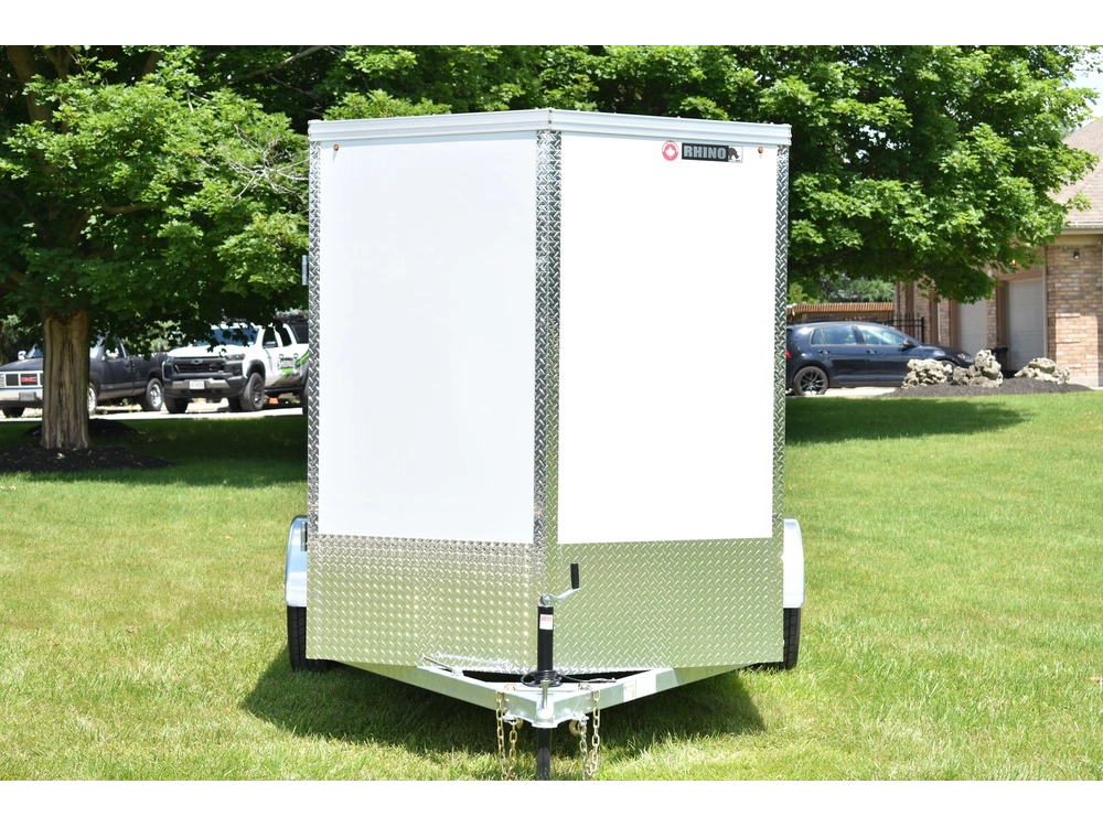 2026 Rhino Galvanized Enclosed 6' X 12' Sa Ramp alt