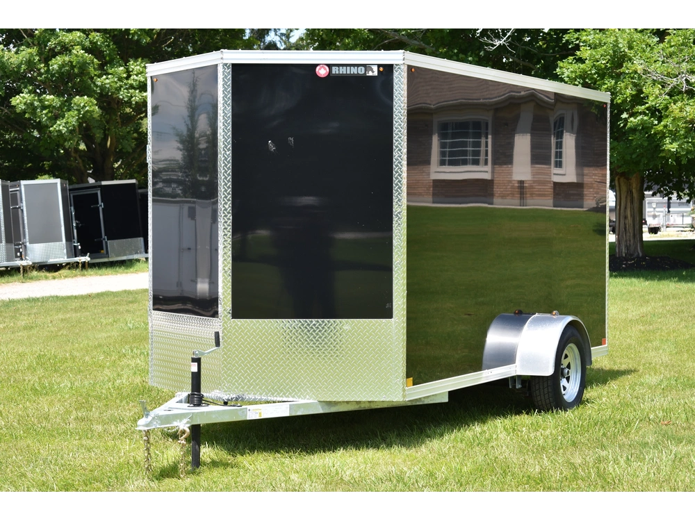 2026 Rhino Galvanized Enclosed 6' X 12' Sa Ramp alt