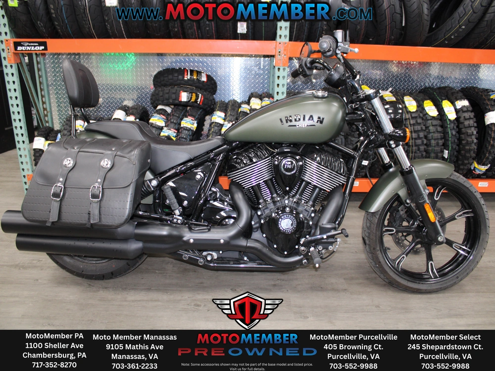 2023 Indian Motorcycle Chief Dark Horse Sagebrush Smoke N23dmdbhah alt