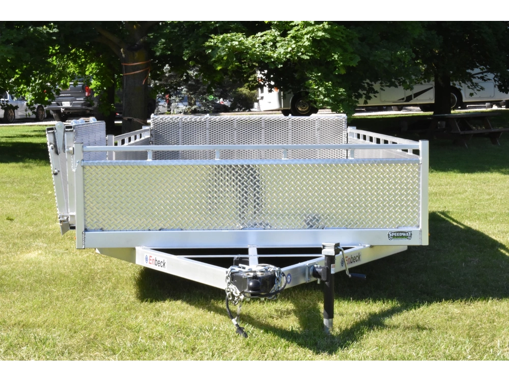 2026 Enbeck Side Loader Aluminum Utility 7' X 16' Ta alt