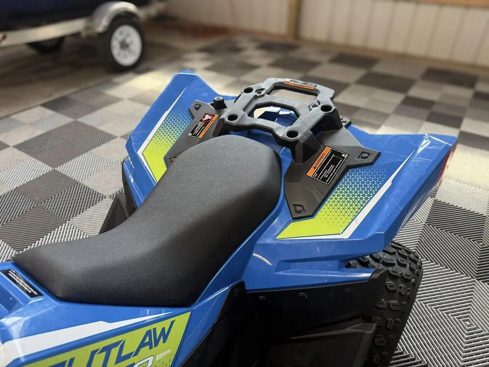 2025 Polaris Outlaw 70 Efi - Velocity Blue / Lifted Lime alt