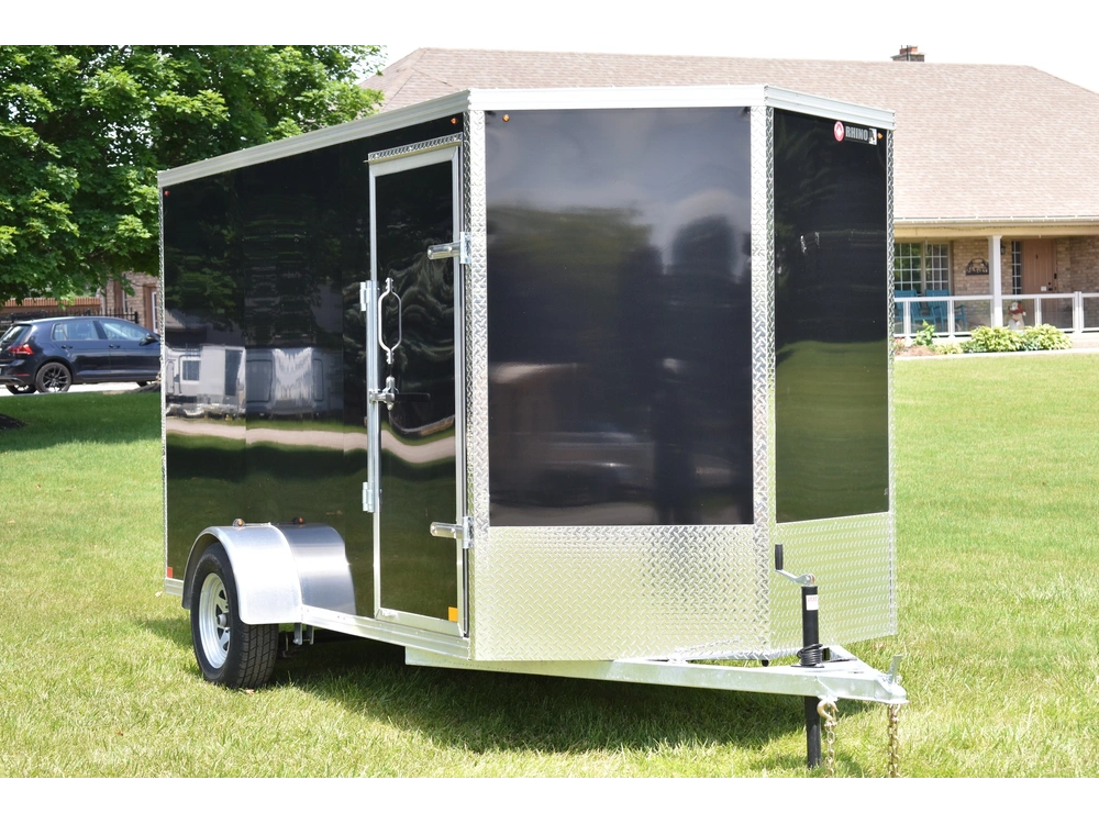 2026 Rhino Galvanized Enclosed 6' X 12' Sa Ramp alt