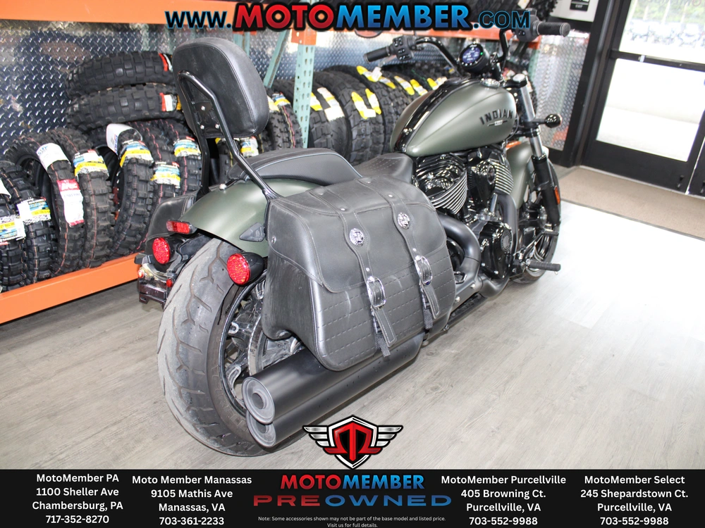 2023 Indian Motorcycle Chief Dark Horse Sagebrush Smoke N23dmdbhah alt