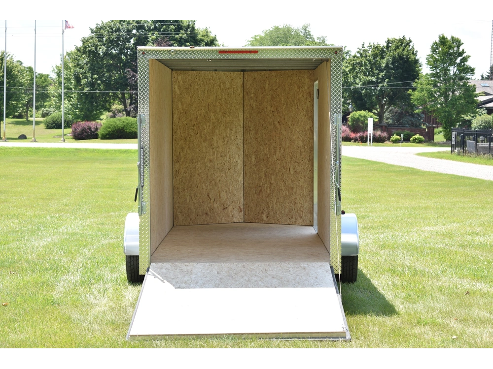 2026 Rhino Galvanized Enclosed 6' X 12' Sa Ramp alt