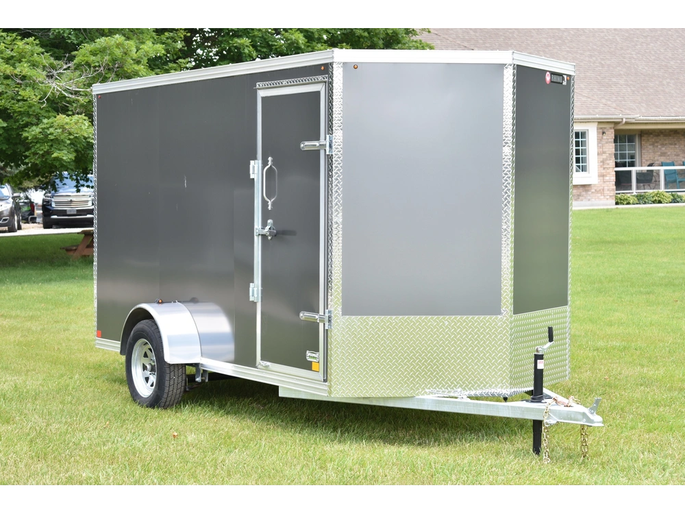 2026 Rhino Galvanized Enclosed 6' X 12' Sa Ramp alt