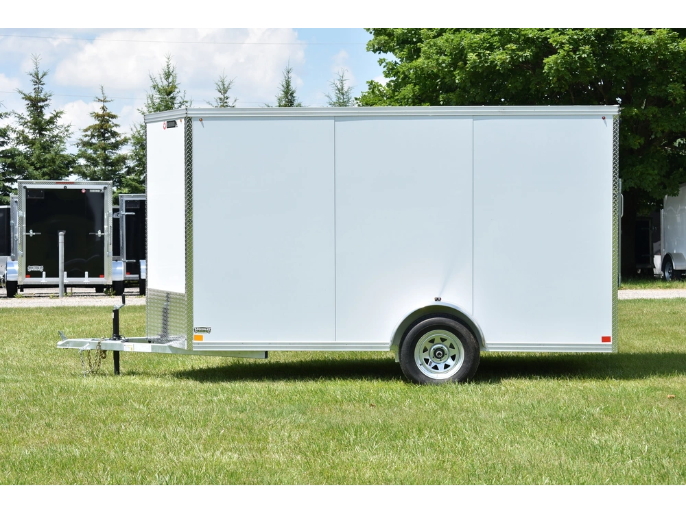 2026 Rhino Galvanized Enclosed 6' X 12' Sa Ramp alt