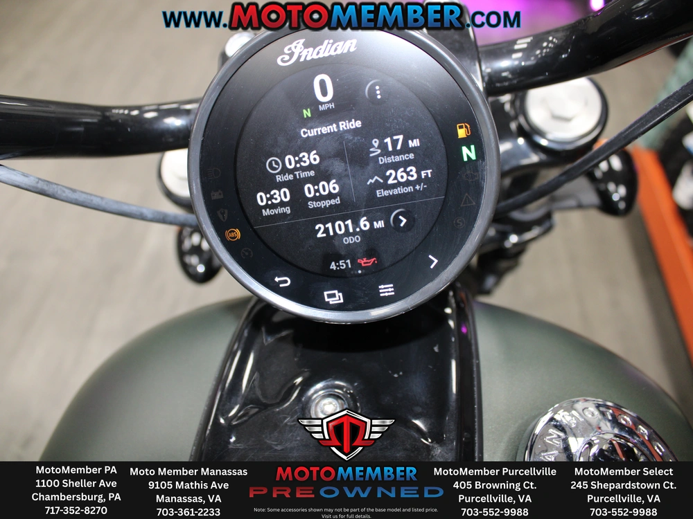 2023 Indian Motorcycle Chief Dark Horse Sagebrush Smoke N23dmdbhah alt