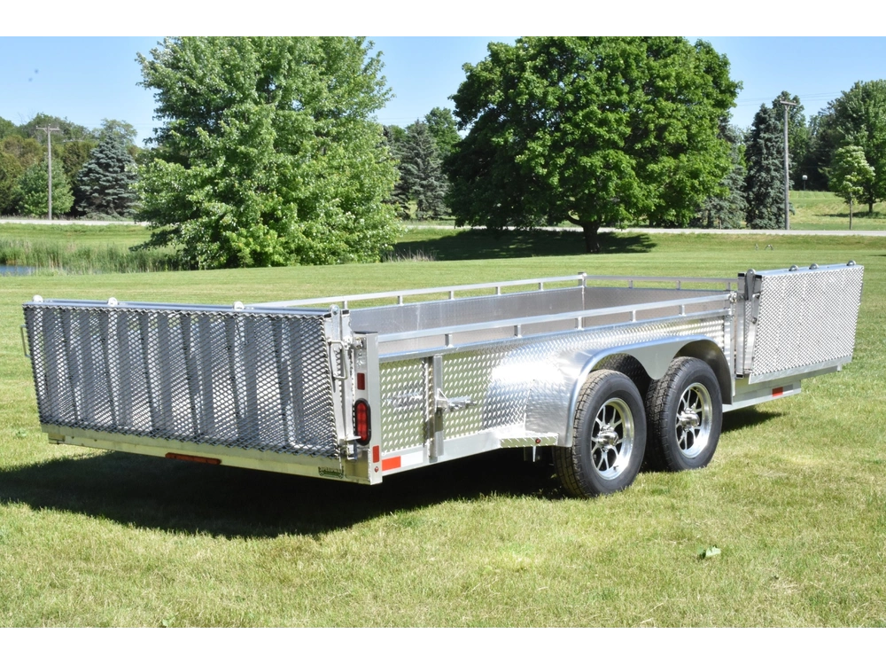 2026 Enbeck Side Loader Aluminum Utility 7' X 16' Ta alt