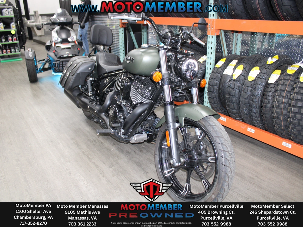 2023 Indian Motorcycle Chief Dark Horse Sagebrush Smoke N23dmdbhah alt