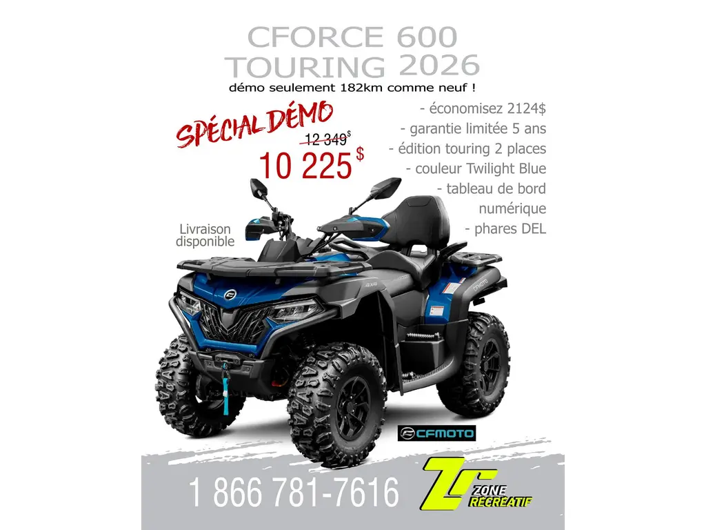 CFMOTO CFORCE 600 TOURING 2026 - DEMO