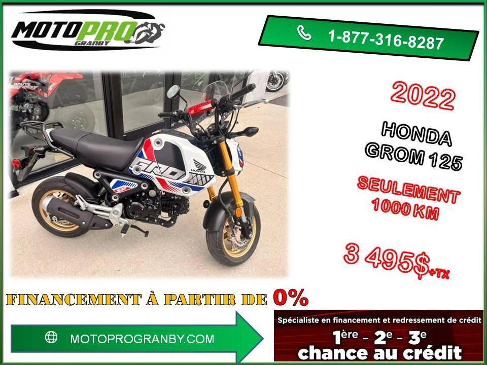 Honda Grom 125 Grom125 Grom 125 Impeccable Bas Km 2022 alt