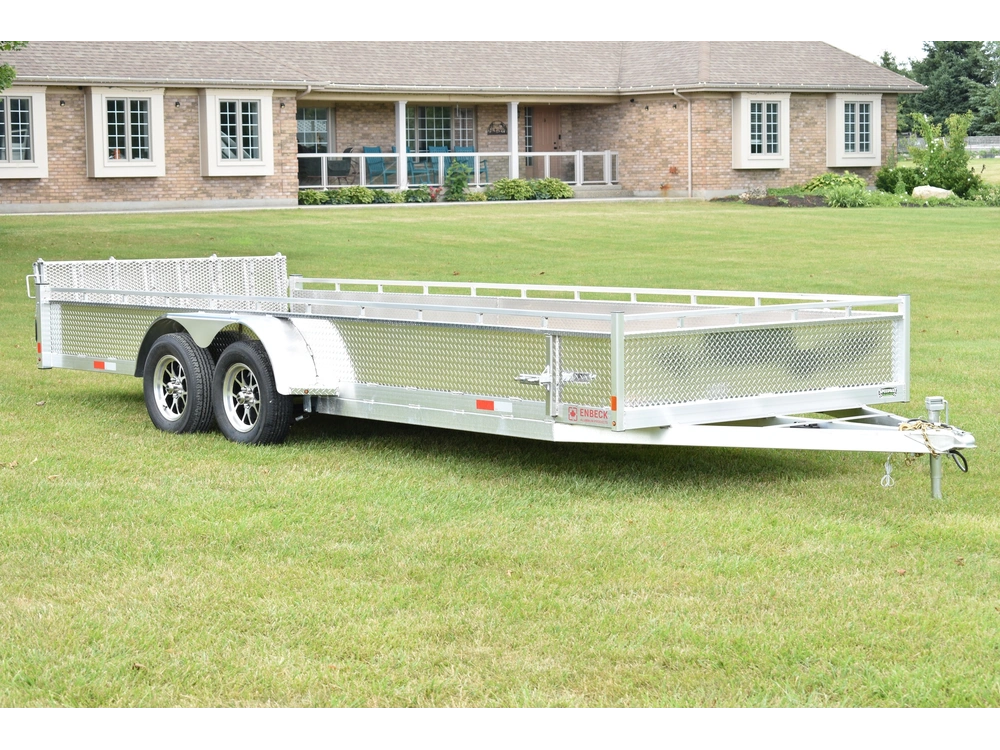 2026 Enbeck Aluminum Utility 7' X 20' Ta alt