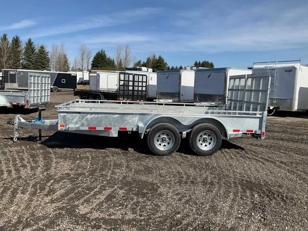 2027 Canada Trailers 82x14 3.5 Ton Galvanized Landscape Trailer alt