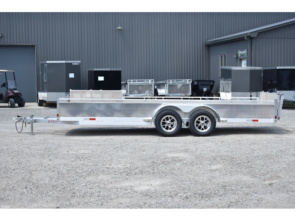 2026 Enbeck Side Loader Aluminum Utility 7' X 18' Ta alt