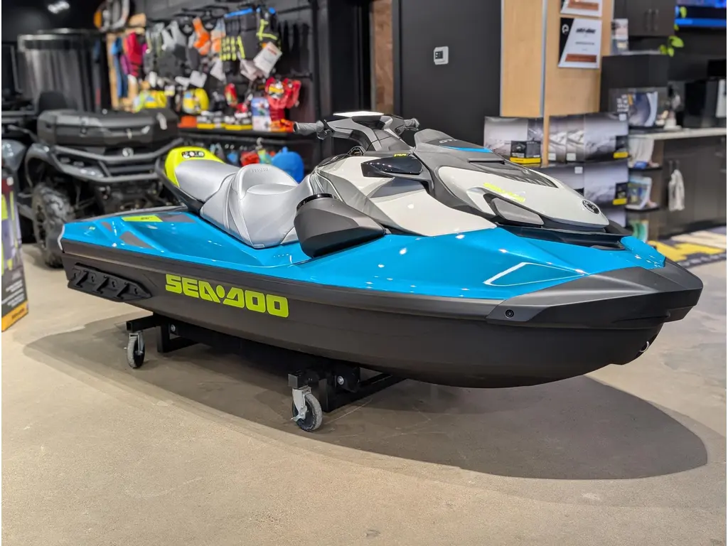 2026 Sea-Doo GTI 170 SE with Sound System - Teal Blue and Manta Green 