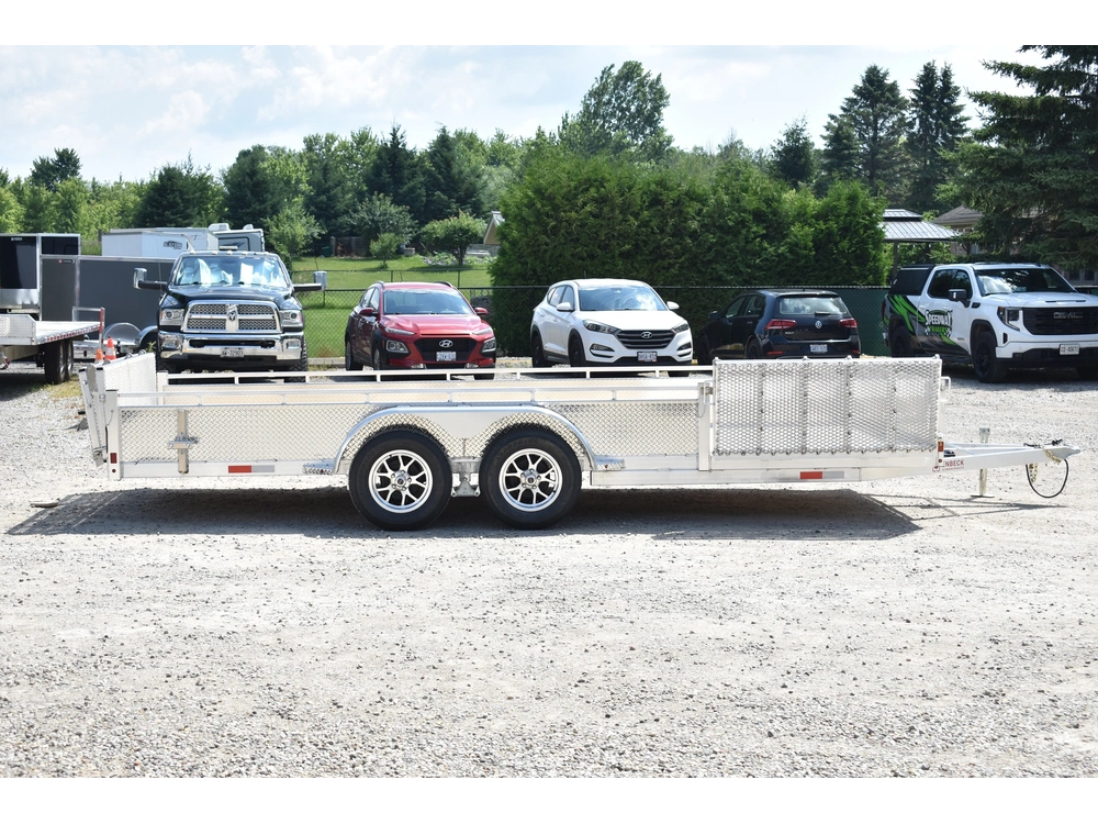 2026 Enbeck Side Loader Aluminum Utility 7' X 18' Ta alt