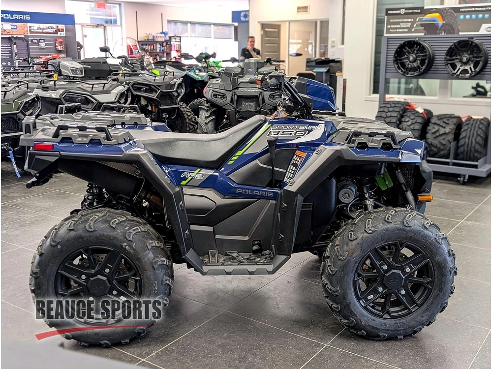 2026 Polaris Sportsman 850 Premium Springfield Blue | 🌍 Concurrents : Outlander 850 / Cforce 1000 🌍 | alt