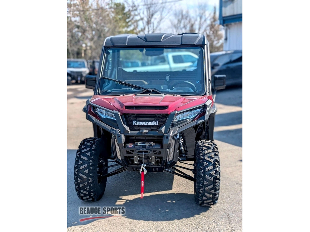 2026 Kawasaki Ridge Platinum Ranch Edition Hvac 🎯 Utv Cabine Fermée Chauffé Climatisé Travail Luxe Ranger Xp1000 Defender Limited 4 Saisons 🟢 alt