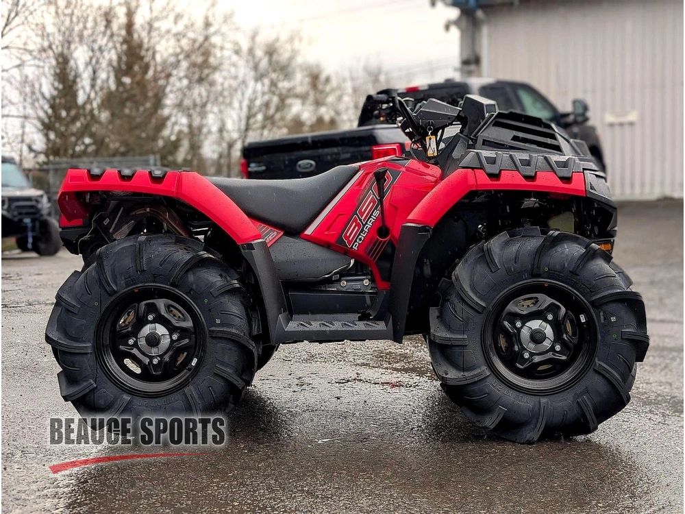 Polaris Sportsman 850 Mud Edition Fury Red 🎯 Vtt Boue Extrême 4x4 Traction Pneus 30 Pouces Xmr Renegade 1000r Performance 🟢 2026 alt