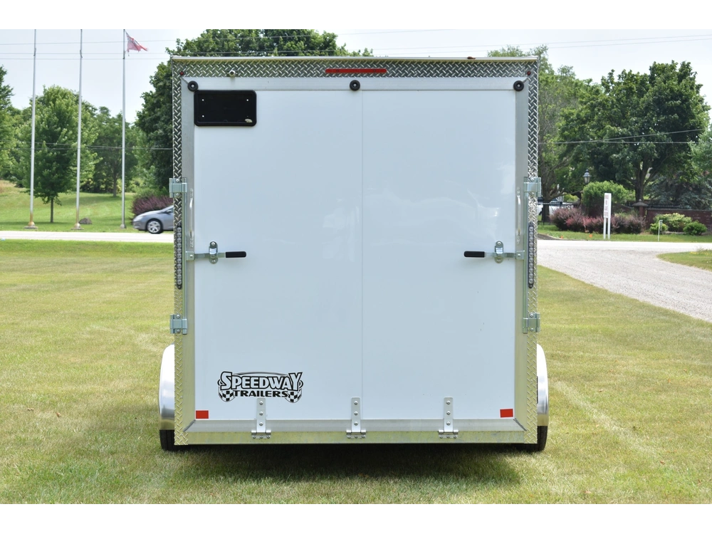 2026 Rhino Galvanized Enclosed 7' X 14' Ta Ramp alt