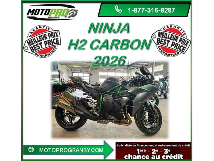Kawasaki Ninja H2 Carbon H2 Carbon Supercharge Unique 2026 alt