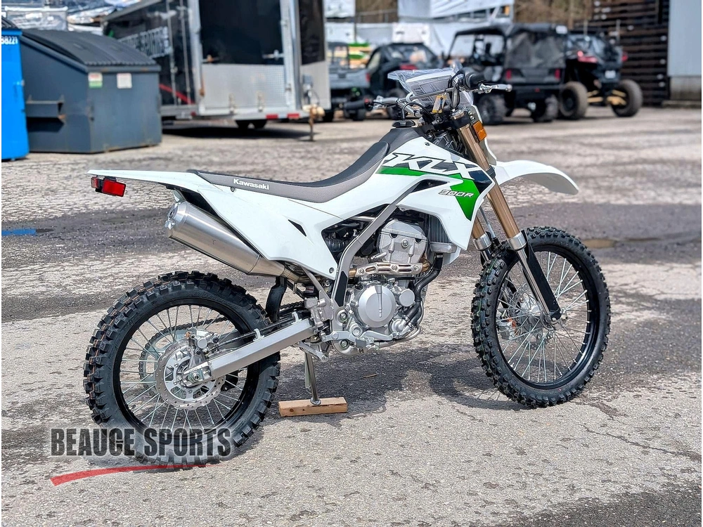 2026 Kawasaki Klx300 R Blanc 🎯 Moto Trail 300cc Performance Hors Route Crf300f Wr250f Maniable Sentier Technique 🟢 alt