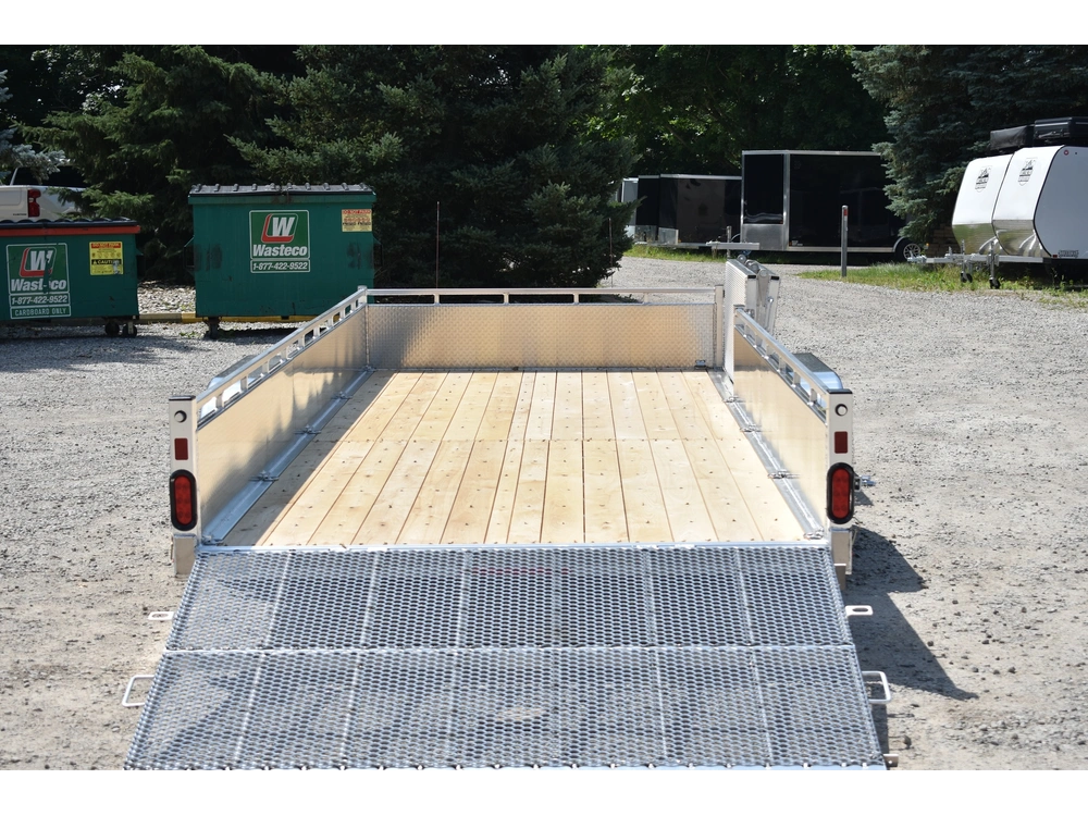 2026 Enbeck Side Loader Aluminum Utility 7' X 18' Ta alt