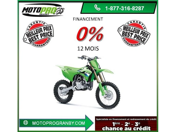 2027 Kawasaki Kx85 L Nouveau Modele Kx85 2 Temps 2 Strokes alt