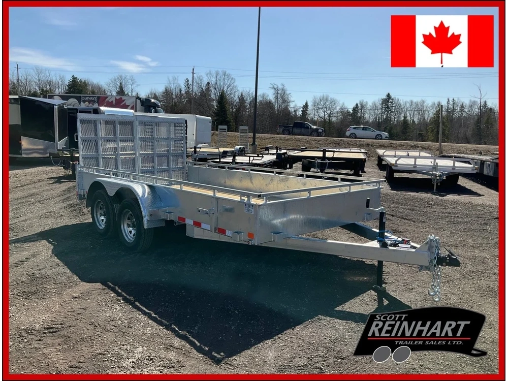 2027 Canada Trailers 82x14 3.5 Ton Galvanized Landscape Trailer alt