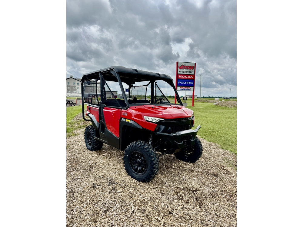 2026 Honda Pioneer 1000-5p Dlx, Red alt