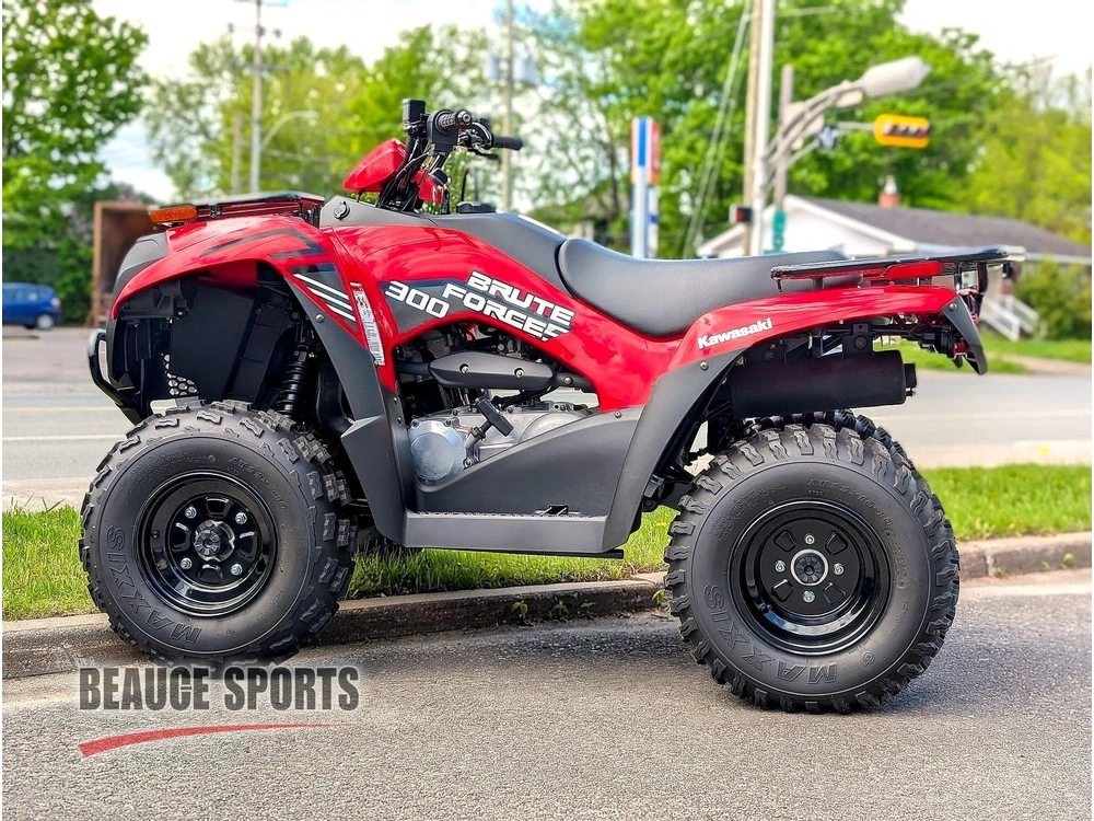 Kawasaki Kvf 300 Rouge 🎯 Vtt Léger Débutant Automatique Travail Sentier Maniable Polyvalent Fiable 🟢 2026 alt