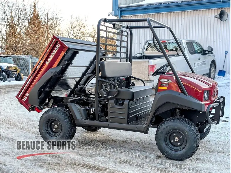 2026 Kawasaki Mule 4010 4x4 Rouge | 🌟 Comparable Ranger 570 & Defender Hd7 🌟 | alt