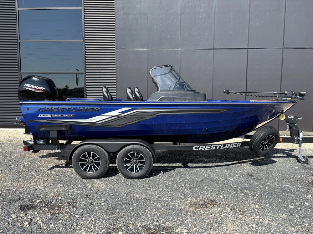 2025 Crestliner 1850 Fish Hawk Wt Jumpseat - True Blue alt