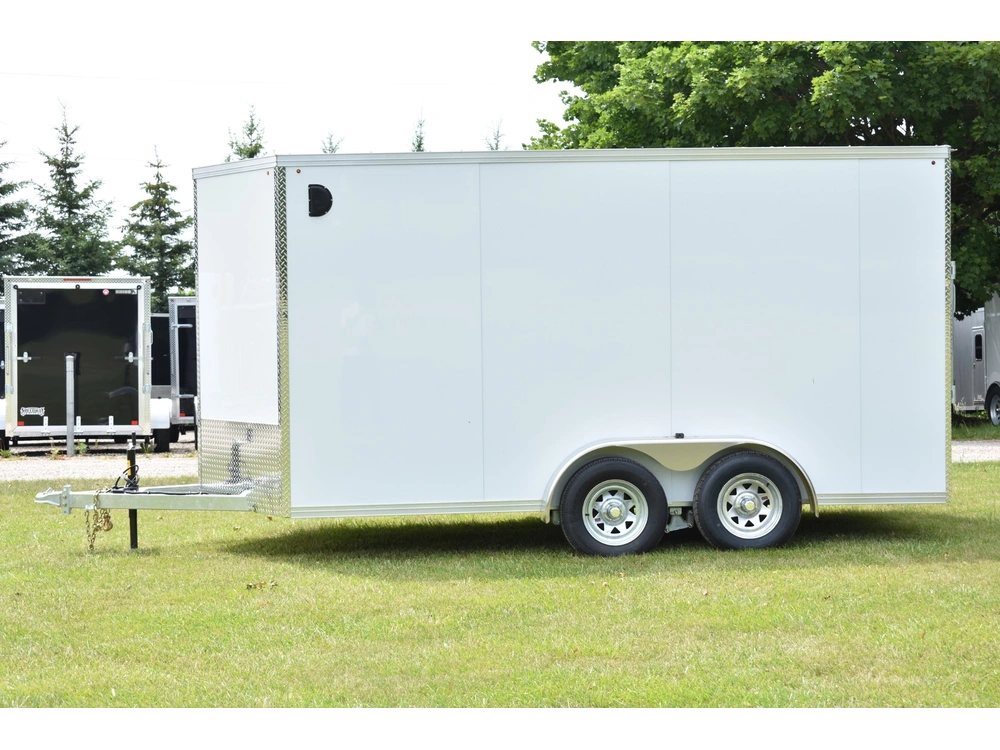 2026 Rhino Galvanized Enclosed 7' X 14' Ta Ramp alt