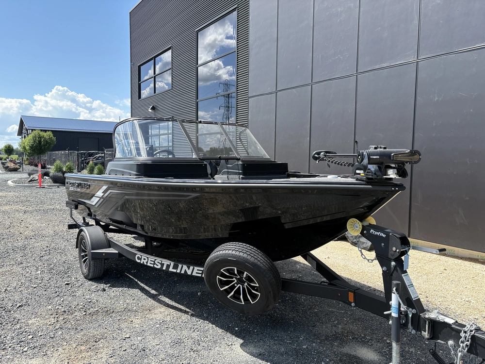 2026 Crestliner 1750 Fish Hawk Wt Jumpseat Black alt
