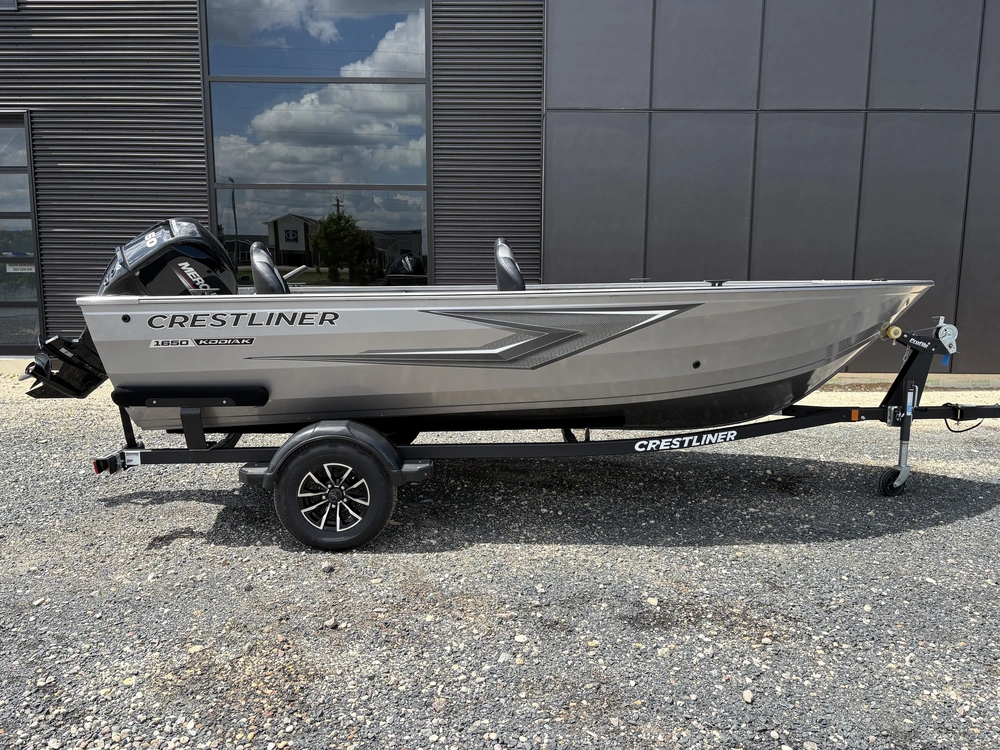 2025 Crestliner 1650 Kodiak Tiller - Silver Metallic alt